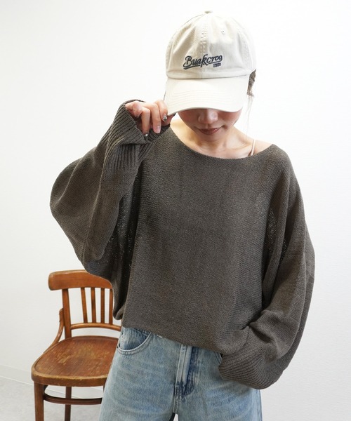 gossara（ゴサラ）の「【スタイリングのポイントに】ロゴCAP（キャップ・レディース・アイボリー/ブルー/ネイビー・FREE）」の21枚目の写真