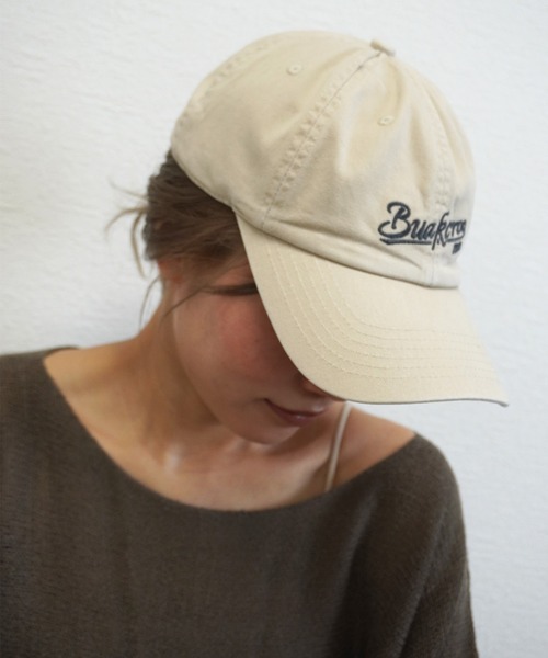 gossara（ゴサラ）の「【スタイリングのポイントに】ロゴCAP（キャップ・レディース・アイボリー/ブルー/ネイビー・FREE）」の16枚目の写真
