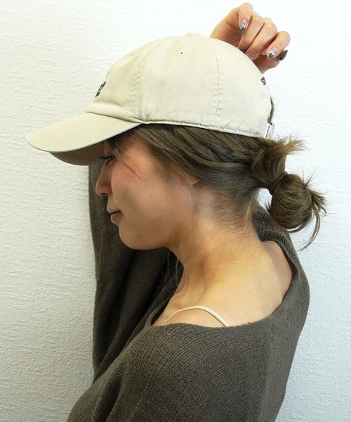 gossara（ゴサラ）の「【スタイリングのポイントに】ロゴCAP（キャップ・レディース・アイボリー/ブルー/ネイビー・FREE）」の14枚目の写真