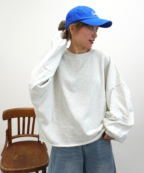 gossara（ゴサラ）の「【スタイリングのポイントに】ロゴCAP（キャップ・レディース・アイボリー/ブルー/ネイビー・FREE）」の13枚目の写真