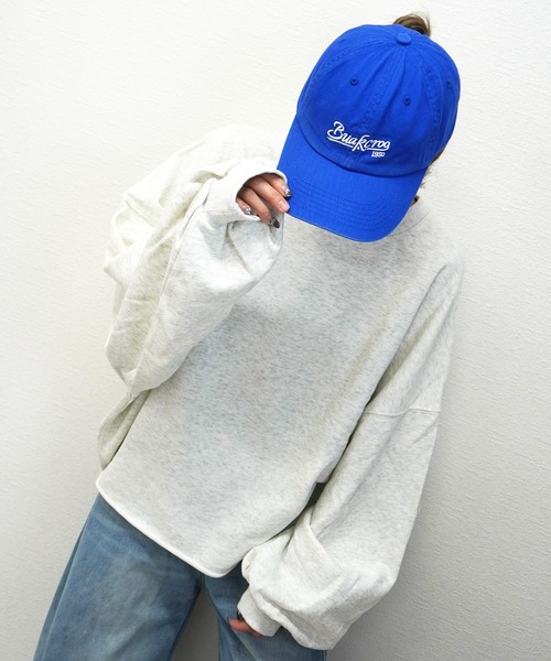 gossara（ゴサラ）の「【スタイリングのポイントに】ロゴCAP（キャップ・レディース・アイボリー/ブルー/ネイビー・FREE）」の12枚目の写真