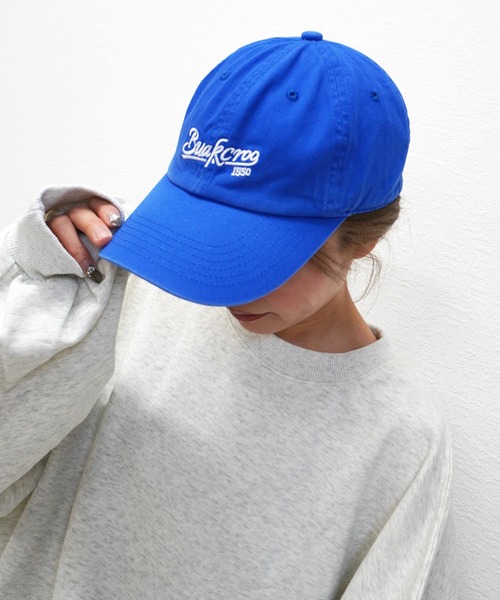 gossara（ゴサラ）の「【スタイリングのポイントに】ロゴCAP（キャップ・レディース・アイボリー/ブルー/ネイビー・FREE）」の10枚目の写真