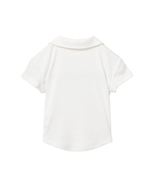 A BATHING APE(アベイシングエイプ)の「POLO TOP(ポロシャツ・レディース・グレー/アイボリー/グリーン・X-SMALL/SMALL)」の4枚目の写真