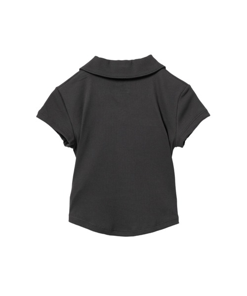 A BATHING APE(アベイシングエイプ)の「POLO TOP(ポロシャツ・レディース・グレー/アイボリー/グリーン・X-SMALL/SMALL)」の5枚目の写真