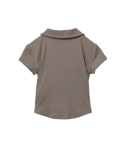A BATHING APE(アベイシングエイプ)の「POLO TOP(ポロシャツ・レディース・グレー/アイボリー/グリーン・X-SMALL/SMALL)」の6枚目の写真