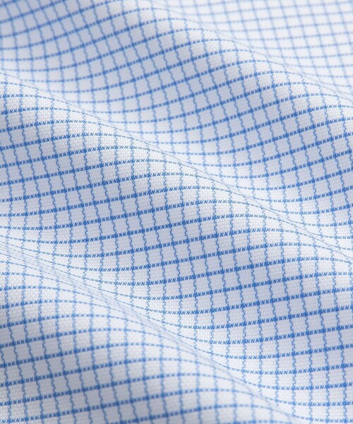 BROOKS BROTHERS（ブルックスブラザーズ）の「スーピマコットン　ストレッチロイヤルオックスフォード　シーズナルパターン　ドレスシャツ　Regular Fit（ビジネスシャツ・メンズ・ライトブルー・14 1/2-31/15-32/15-33/15 1/2-31/15 1/2-32/15 1/2-33/16-31/16-32/16-33/16 1/2-32/16 1/2-33）」の4枚目の写真