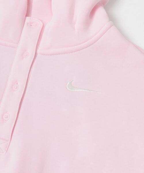 NIKE（ナイキ）の「NIKE　PHNX FLC OS CRP HNL（パーカー・レディース・ライトグレー/ブラウン/ブラック/ライトピンク/アイボリー・MEDIUM）」の7枚目の写真