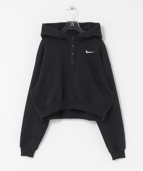 NIKE（ナイキ）の「NIKE　PHNX FLC OS CRP HNL（パーカー・レディース・ライトグレー/ブラウン/ブラック/ライトピンク/アイボリー・MEDIUM）」の12枚目の写真