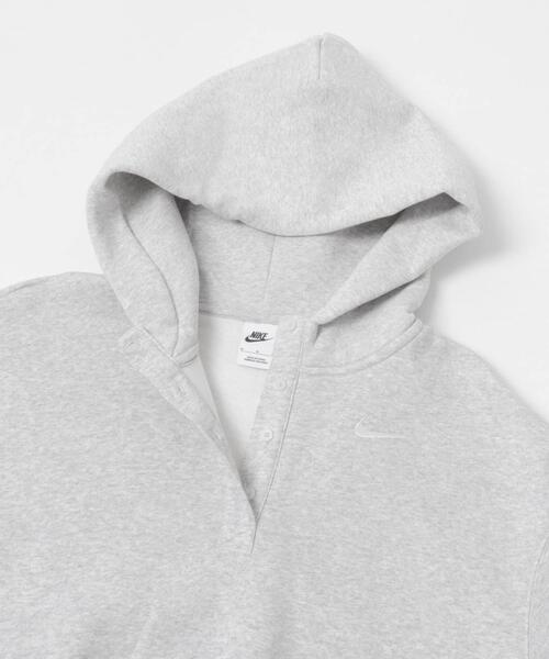 NIKE（ナイキ）の「NIKE　PHNX FLC OS CRP HNL（パーカー・レディース・ライトグレー/ブラウン/ブラック/ライトピンク/アイボリー・MEDIUM）」の21枚目の写真