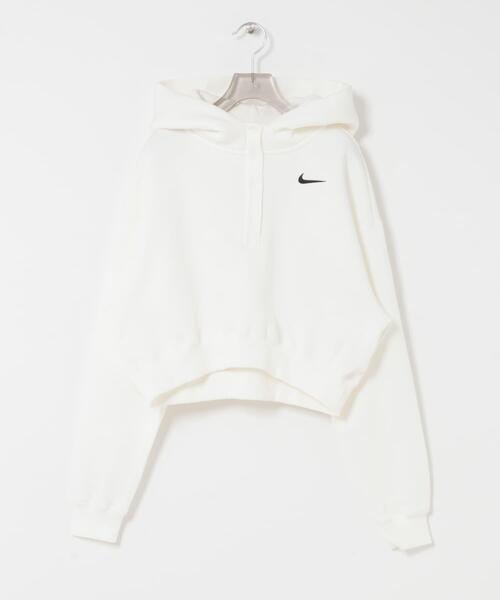 NIKE(ナイキ)の「NIKE PHNX FLC OS CRP HNL(パーカー・レディース・ライトグレー/ブラウン/ブラック/ライトピンク/アイボリー・MEDIUM)」の7枚目の写真