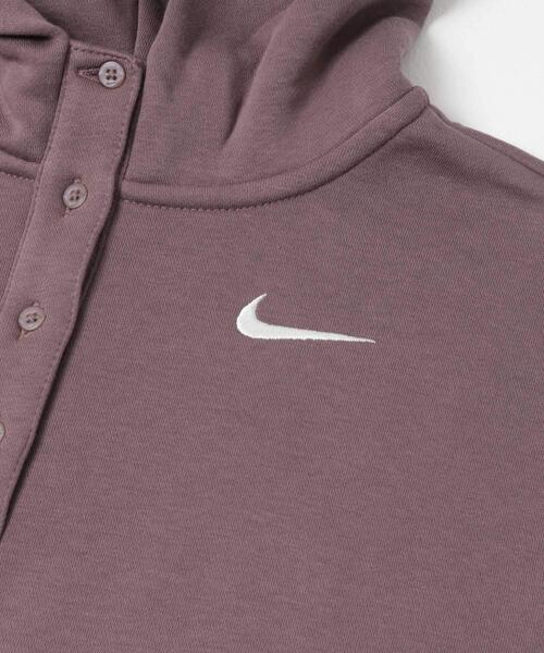NIKE(ナイキ)の「NIKE PHNX FLC OS CRP HNL(パーカー・レディース・ライトグレー/ブラウン/ブラック/ライトピンク/アイボリー・MEDIUM)」の17枚目の写真
