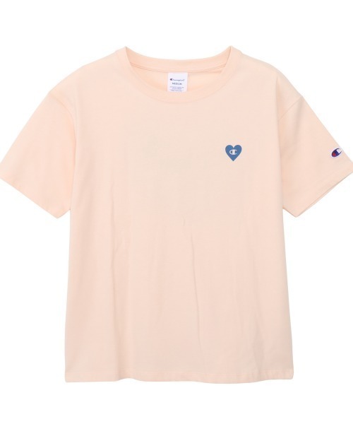 Champion(チャンピオン)の「チャンピオン SHORT SLEEVE T-SHIRT(Tシャツ/カットソー・レディース・ベビーピンク/ブラック/ホワイト/グレー・M/L)」の1枚目の写真