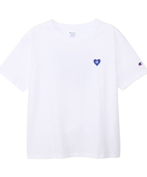 Champion(チャンピオン)の「チャンピオン SHORT SLEEVE T-SHIRT(Tシャツ/カットソー・レディース・ベビーピンク/ブラック/ホワイト/グレー・M/L)」の2枚目の写真