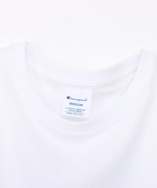 Champion(チャンピオン)の「チャンピオン SHORT SLEEVE T-SHIRT(Tシャツ/カットソー・レディース・ベビーピンク/ブラック/ホワイト/グレー・M/L)」の11枚目の写真