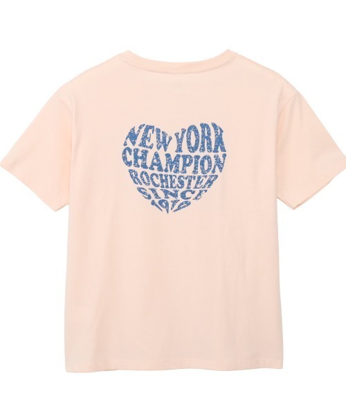 Champion(チャンピオン)の「チャンピオン SHORT SLEEVE T-SHIRT(Tシャツ/カットソー・レディース・ベビーピンク/ブラック/ホワイト/グレー・M/L)」の5枚目の写真