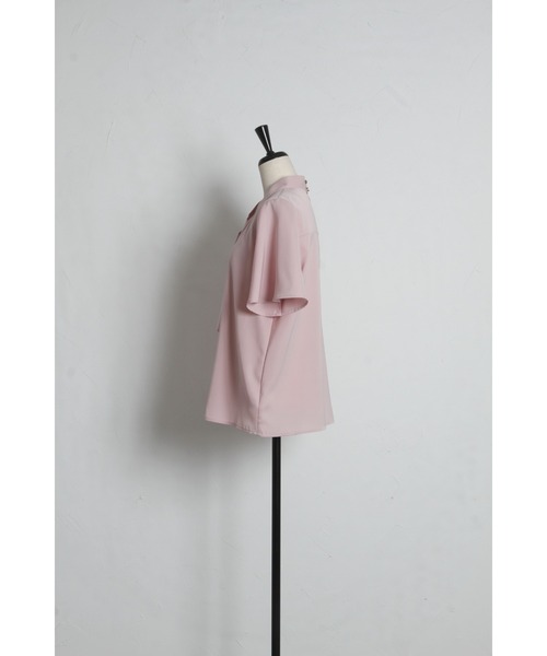tocco closet（トッコ　クローゼット）の「ラッフルボウタイフレアスリーブブラウス（シャツ/ブラウス・レディース・ピンク/オフホワイト・M）」の17枚目の写真