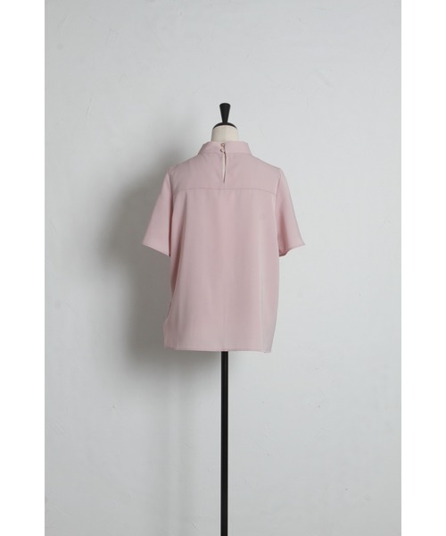 tocco closet（トッコ　クローゼット）の「ラッフルボウタイフレアスリーブブラウス（シャツ/ブラウス・レディース・ピンク/オフホワイト・M）」の18枚目の写真