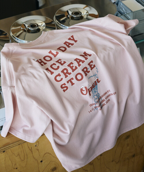 Holiday Shirtさん専用 限定展開 HOLIDAY ICECREAM×FREAK'S STORE 別注 ビッグシルエット