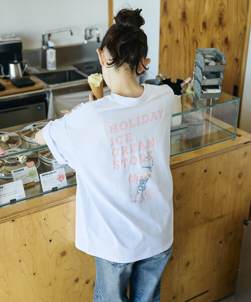 限定展開 HOLIDAY ICECREAM×FREAK'S STORE 別注 ビッグシルエット