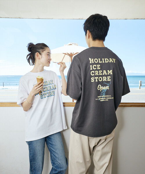限定展開 HOLIDAY ICECREAM×FREAK'S STORE 別注 ビッグシルエット