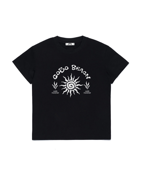 COSO(コソ)の「CC ウーマンアートワーククロップTシャツ(ブラック)(Tシャツ/カットソー・レディース・ブラック・SMALL/MEDIUM)」の1枚目の写真