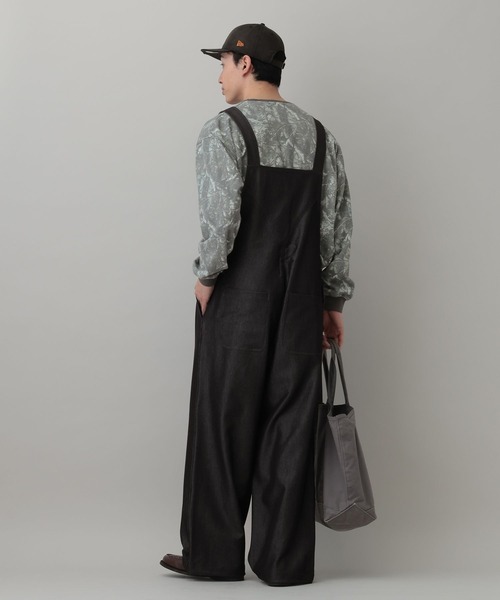 RAGEBLUE（レイジブルー）の「TR Denim Like OverAll/デニムライクオーバーオール（サロペット/オーバーオール・メンズ・ネイビー/ブラック・FREE）」の17枚目の写真