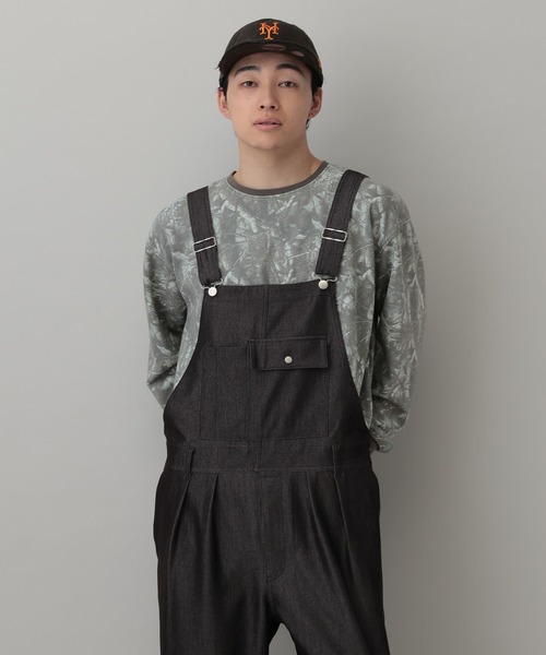 RAGEBLUE（レイジブルー）の「TR Denim Like OverAll/デニムライクオーバーオール（サロペット/オーバーオール・メンズ・ネイビー/ブラック・FREE）」の18枚目の写真
