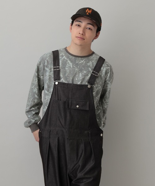 RAGEBLUE（レイジブルー）の「TR Denim Like OverAll/デニムライクオーバーオール（サロペット/オーバーオール・メンズ・ネイビー/ブラック・FREE）」の20枚目の写真