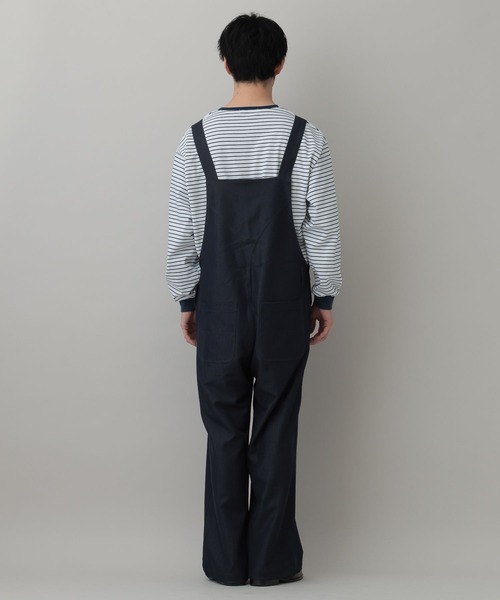 RAGEBLUE（レイジブルー）の「TR Denim Like OverAll/デニムライクオーバーオール（サロペット/オーバーオール・メンズ・ネイビー/ブラック・FREE）」の9枚目の写真