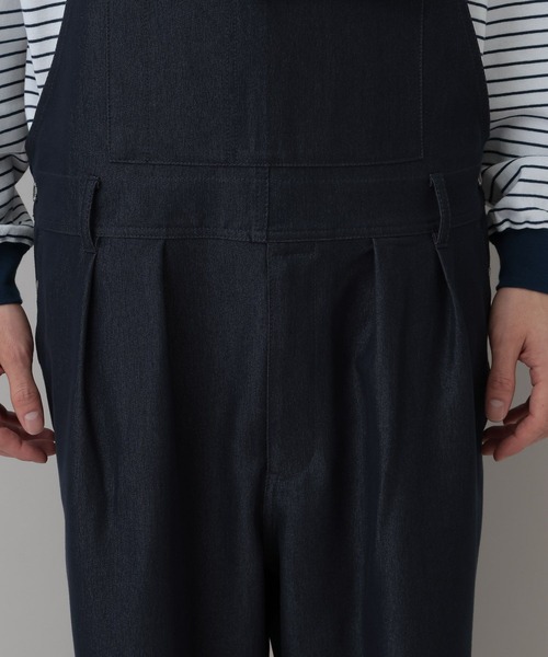 RAGEBLUE（レイジブルー）の「TR Denim Like OverAll/デニムライクオーバーオール（サロペット/オーバーオール・メンズ・ネイビー/ブラック・FREE）」の3枚目の写真