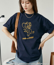 PUBLUX/パブリュクス ＜機能性素材＞TOM&JERRY/トムとジェリー グラフィック Tシャツ　限定展開