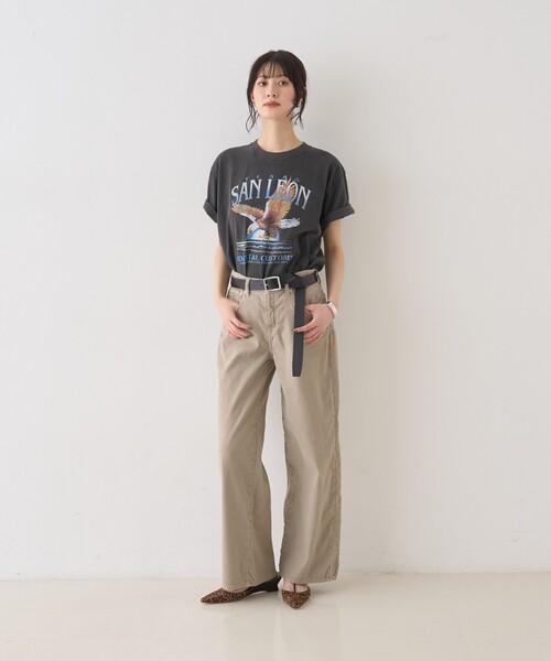 RED CARD TOKYO(レッドカード)の「【RED CARD/レッドカード】35th Anniv. Wide ワイドデニム/リネン混/35th Anniversary Wide(デニムパンツ・レディース・グレイッシュベージュ・25/24/23/22)」の11枚目の写真