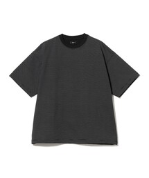 マイクロ ボーダー Tシャツ（吸水速乾）