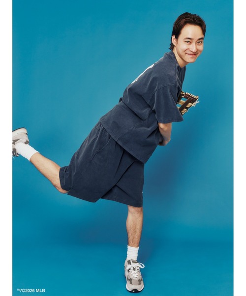 KEBOZ(ケボズ)の「KEBOZ × MLB NEW YORK YANKEES LOGO WASHED TENJIKU SHORTS(その他パンツ・メンズ・ネイビー・2XL/XL/L/M/S)」の9枚目の写真