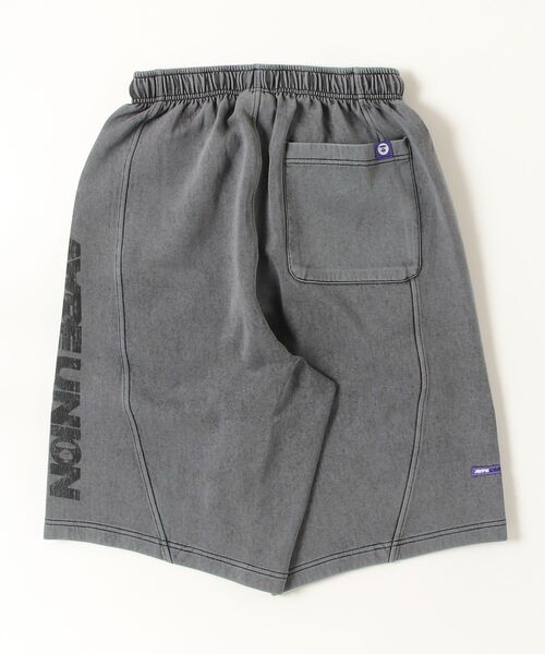 AAPE BY A BATHING APE(エーエイプバイアベイシングエイプ)の「AAPE UNION SPORT "GYM" Sweat Shorts(スウェットパンツ・メンズ・ライトブラック・LARGE/X-LARGE/SMALL/MEDIUM)」の6枚目の写真