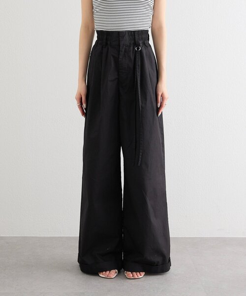 mystic(ミスティック)の「ワイドベルトタックパンツ(その他パンツ・レディース・ベージュ/オフホワイト/ブラック・1/2/0)」の7枚目の写真