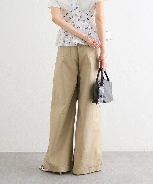 mystic(ミスティック)の「ワイドベルトタックパンツ(その他パンツ・レディース・ベージュ/オフホワイト/ブラック・1/2/0)」の15枚目の写真