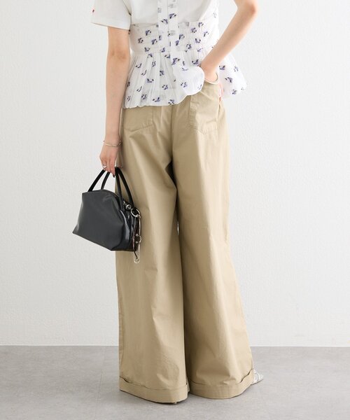 mystic(ミスティック)の「ワイドベルトタックパンツ(その他パンツ・レディース・ベージュ/オフホワイト/ブラック・1/2/0)」の19枚目の写真