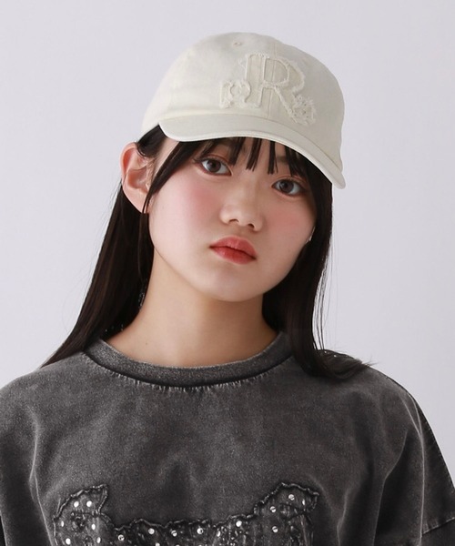 repipi armario（レピピ アルマリオ）の「ヴィンテージワッペンキャップ（キャップ・キッズ・ブルー/ナチュラル/ブラック/ピンク・FREE）」の3枚目の写真