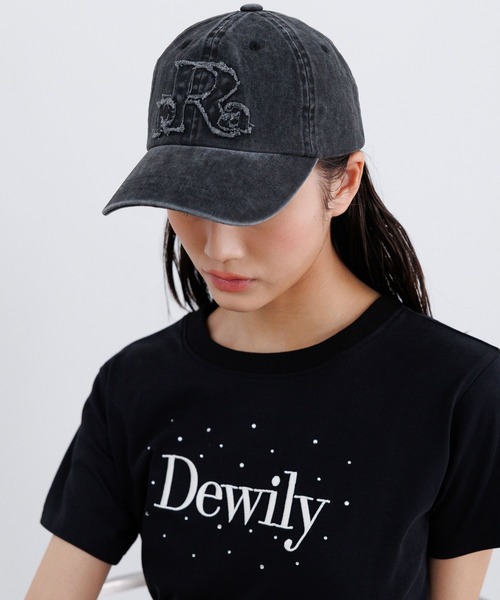 repipi armario（レピピ アルマリオ）の「ヴィンテージワッペンキャップ（キャップ・キッズ・ブルー/ナチュラル/ブラック/ピンク・FREE）」の2枚目の写真