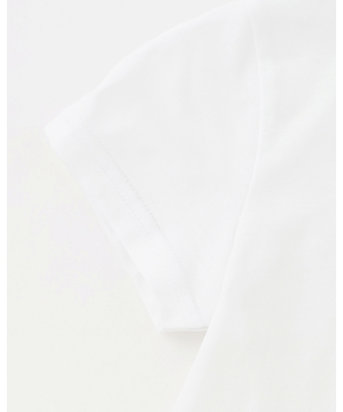 mezzo piano（メゾピアノ）の「カットワーク刺しゅうチュニック　半袖Tシャツセット（Tシャツ/カットソー・キッズ・ブルー/オフホワイト・140cm/130cm/120cm/110cm）」の6枚目の写真