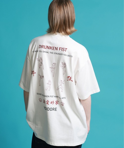 JACKROSE（ジャックローズ）の「YOIDORE よいどれ拳法 TEE（Tシャツ/カットソー・メンズ・ホワイト/ブラック・M/L/XL）」の10枚目の写真
