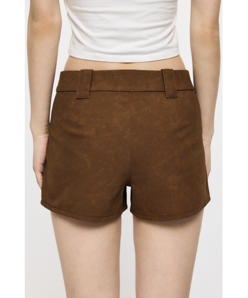 MOUSSY(マウジー)の「F/SUEDE ショートパンツ(その他パンツ・レディース・ブラウン/ライトブラック・1/2)」の10枚目の写真