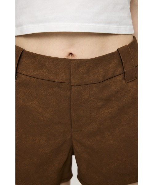 MOUSSY(マウジー)の「F/SUEDE ショートパンツ(その他パンツ・レディース・ブラウン/ライトブラック・1/2)」の11枚目の写真