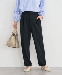 きれいシルエット接触冷感テーパードパンツ
