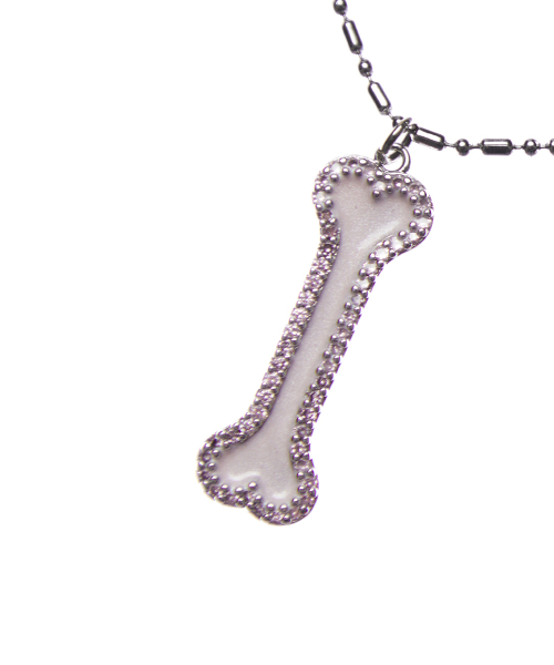 LUVISTRUE(ラヴイズトゥルー)の「EL GLITTER CROSS BONE NECKLACE(PINK)(ネックレス・レディース・その他・FREE)」の7枚目の写真