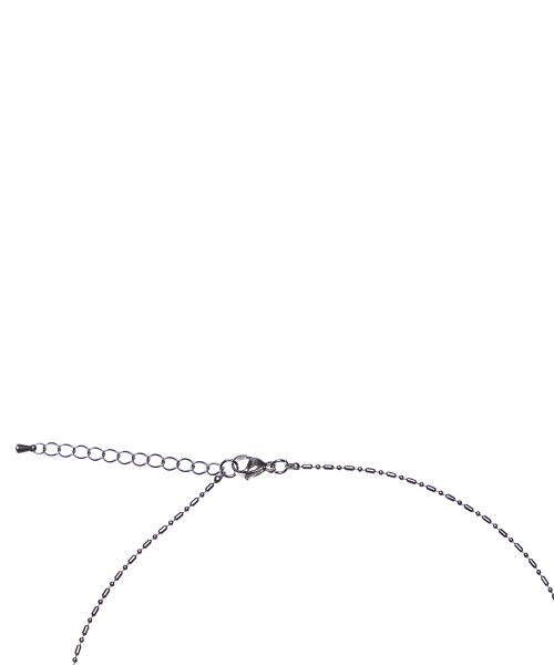 LUVISTRUE(ラヴイズトゥルー)の「EL GLITTER CROSS BONE NECKLACE(PINK)(ネックレス・レディース・その他・FREE)」の5枚目の写真