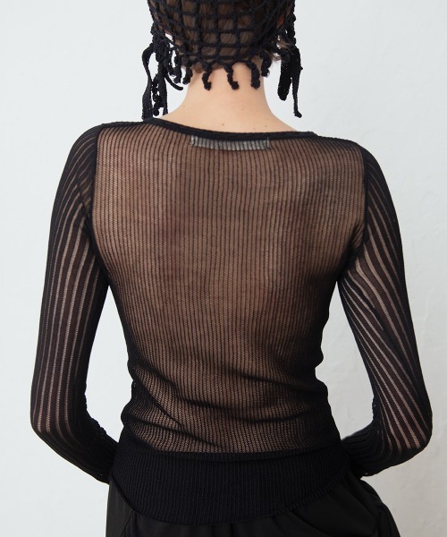 leinwande(ラインヴァンド)の「【leinwande】Blueberry Lace Top / ブルーベリーレーストップ(Tシャツ/カットソー・レディース・レッド系/White/ブルー/ブラック系・ONE SIZE)」の5枚目の写真