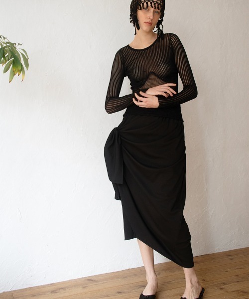 leinwande(ラインヴァンド)の「【leinwande】Blueberry Lace Top / ブルーベリーレーストップ(Tシャツ/カットソー・レディース・レッド系/White/ブルー/ブラック系・ONE SIZE)」の6枚目の写真