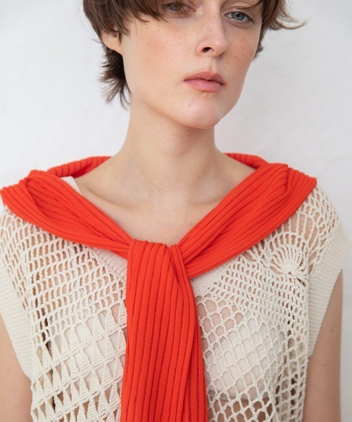 leinwande(ラインヴァンド)の「【leinwande】Blueberry Lace Top / ブルーベリーレーストップ(Tシャツ/カットソー・レディース・レッド系/White/ブルー/ブラック系・ONE SIZE)」の12枚目の写真